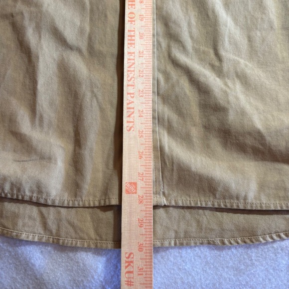 Common Market The Davy Shirt Button Down Shirt M Medium Tan Casual Cotton - Picture 7 of 9